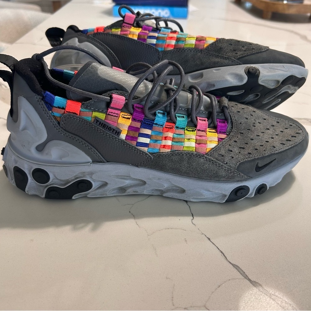 Nike React Sertu AT5301-004 Iron Grey Multi Sz 9.5 Running Shoes Rare Colorway - Picture 6 of 13